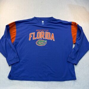 NCAA "Florida Gators"‎ KA Brand Long Sleeve 2XLarge Shirt Pre-Owned Blue